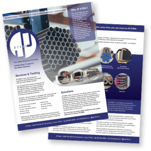 About Us - JP Steel